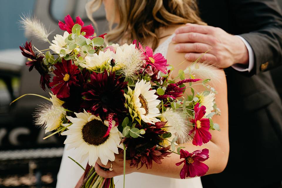 Heli-Elopement bouquet