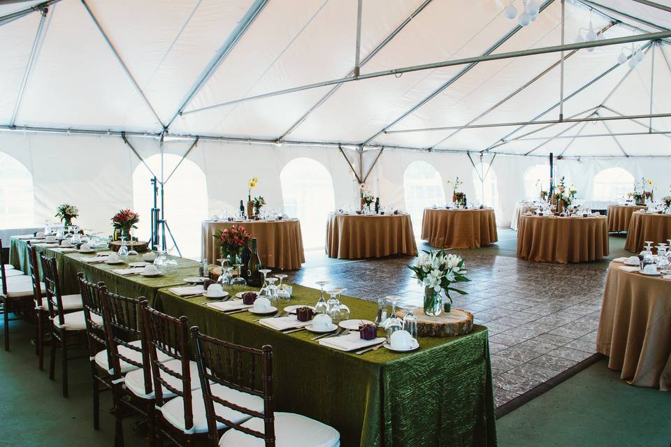 Tent wedding
