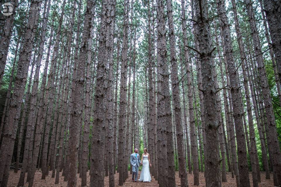 Vaughan wedding portrait