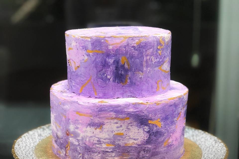 Amethyst Marble Buttercream