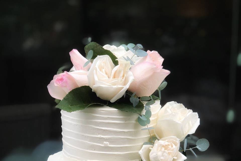 Blush & Cream Classic Two Tier