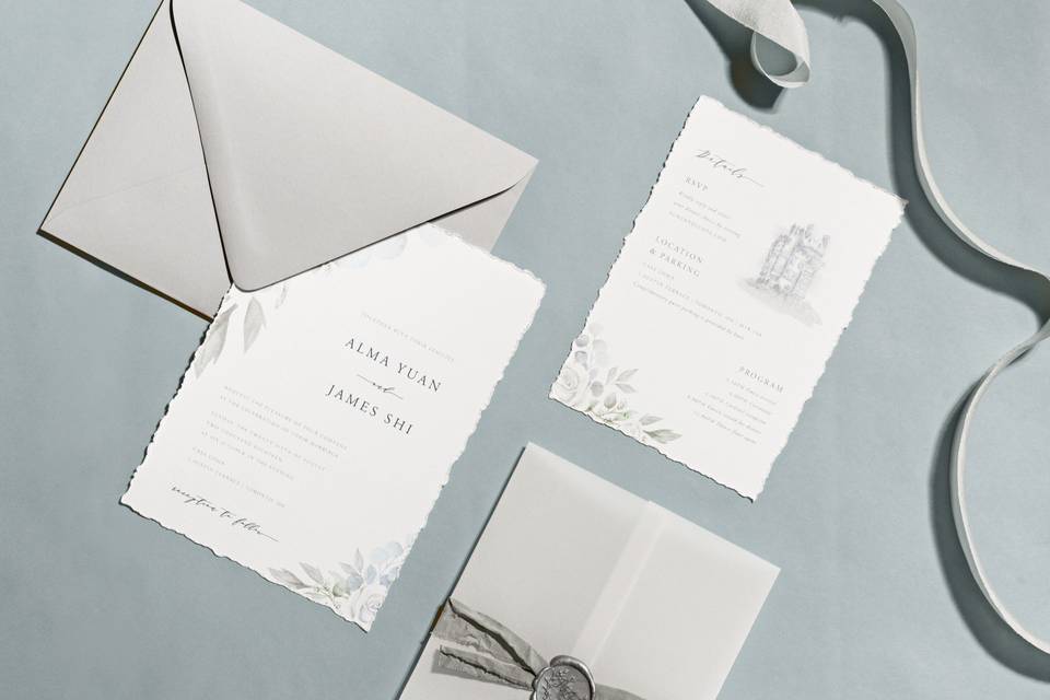 Soft Floral Invitation