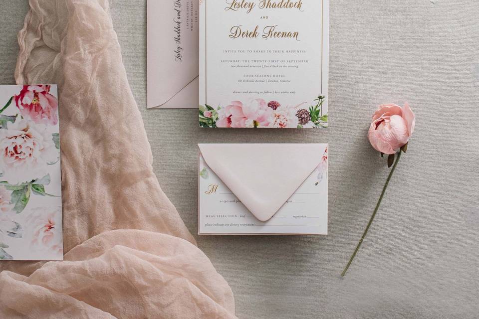 Thermal Foil Invitations