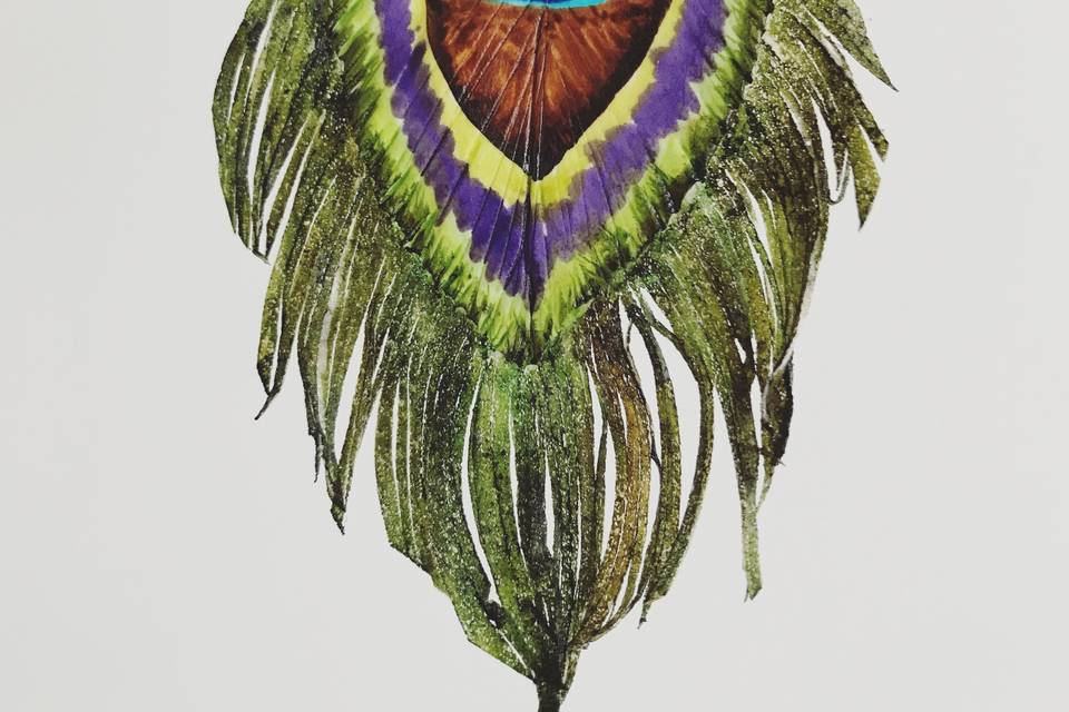 Edible Peacock Feather