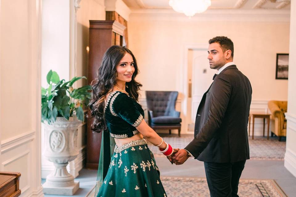 Reception Portrait at Hotel Ma