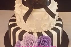 Black,White & Purple WEdding