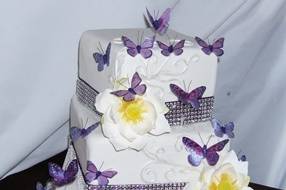 Square Wedding Cake