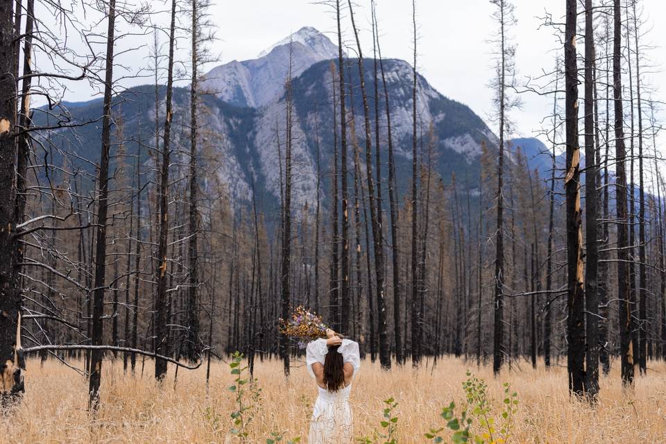Jasper Wildfire Bridal Photos