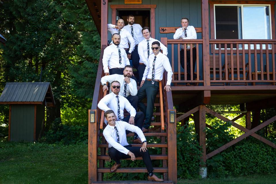 Groomsmen portrait