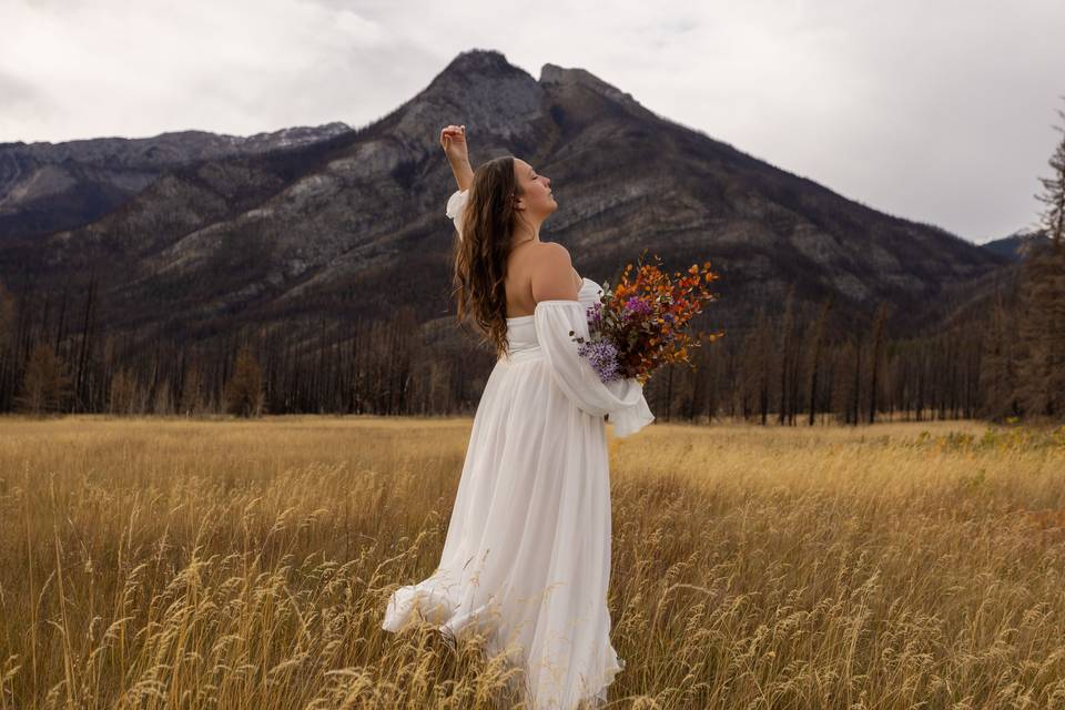 Fall Wedding in Jasper