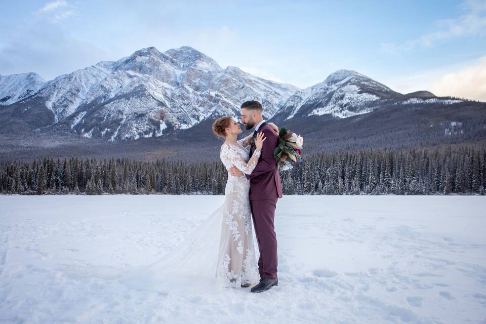 Pyramid Lake Jasper Wedding