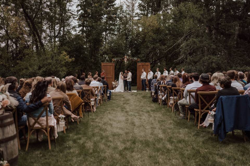 One of 3 ceremony spaces