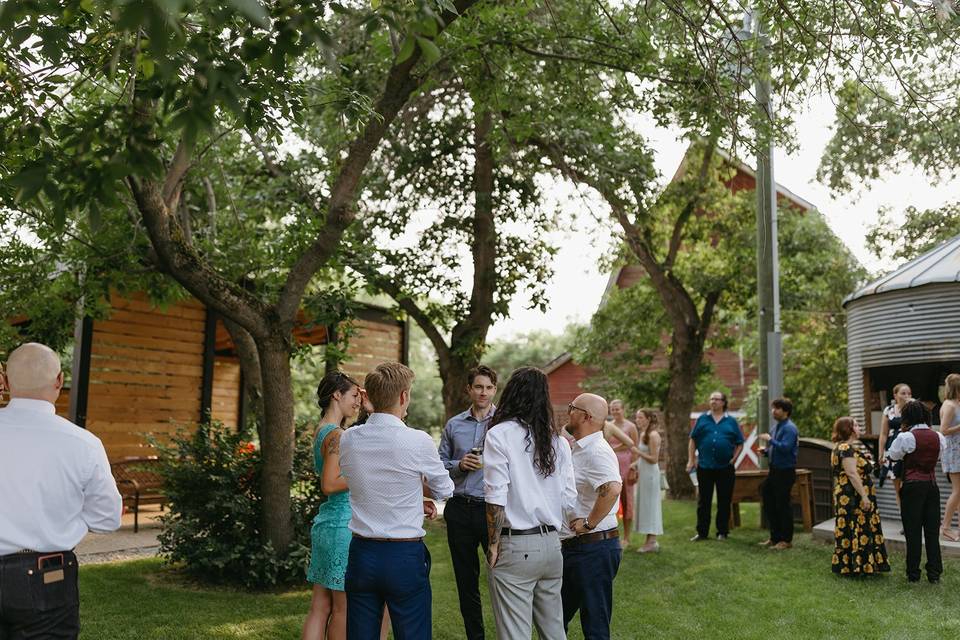 Pergola & Grain bin bar