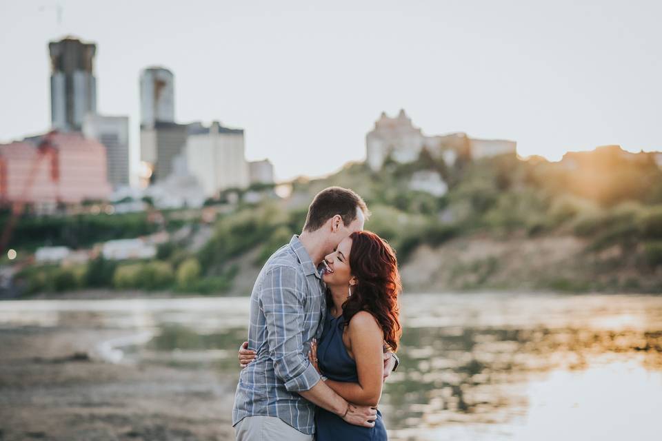 Rivervalley beach engagement