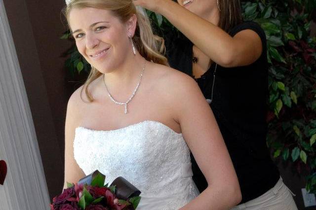 On The Job Bridal Hair
