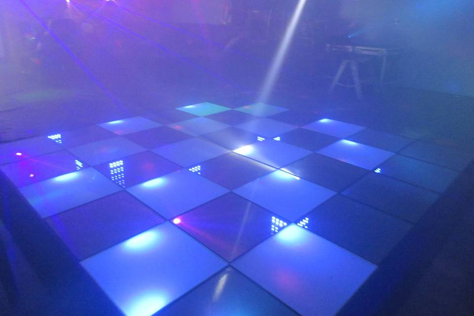 3-D LED Mirror Dance Floor