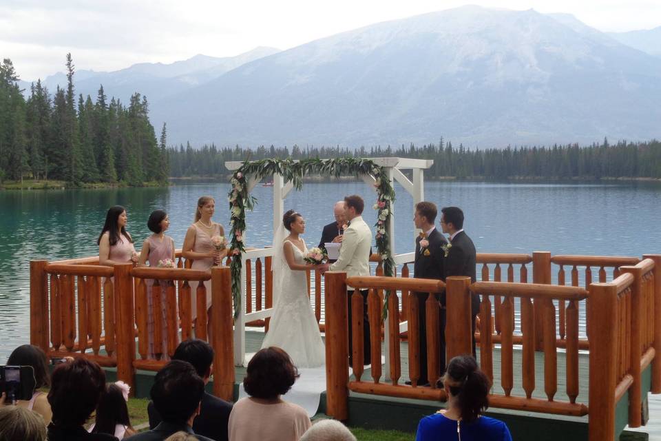 Jasper Park Lodge Ceremony