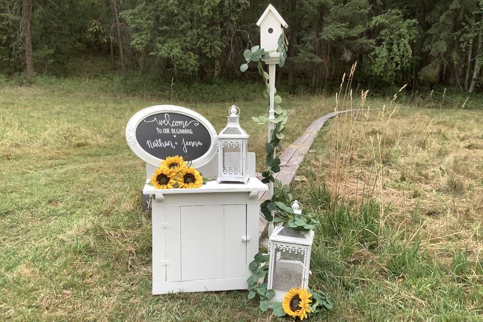 Ceremony walkway