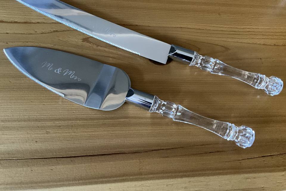 Cake knife set