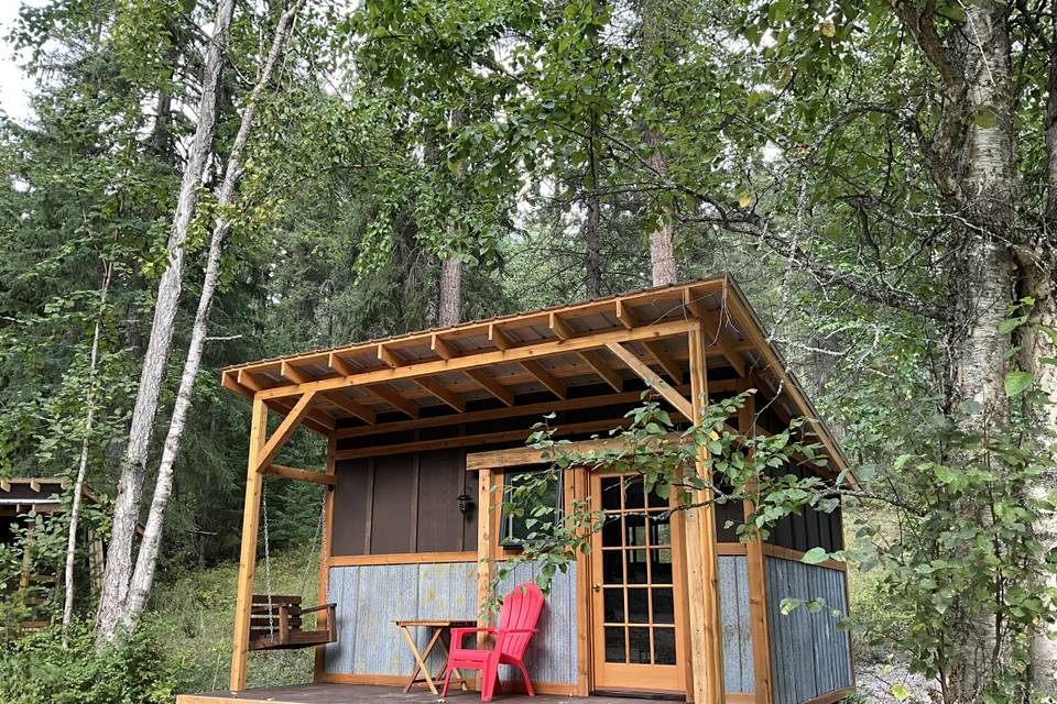 Bunkhouse in campsite