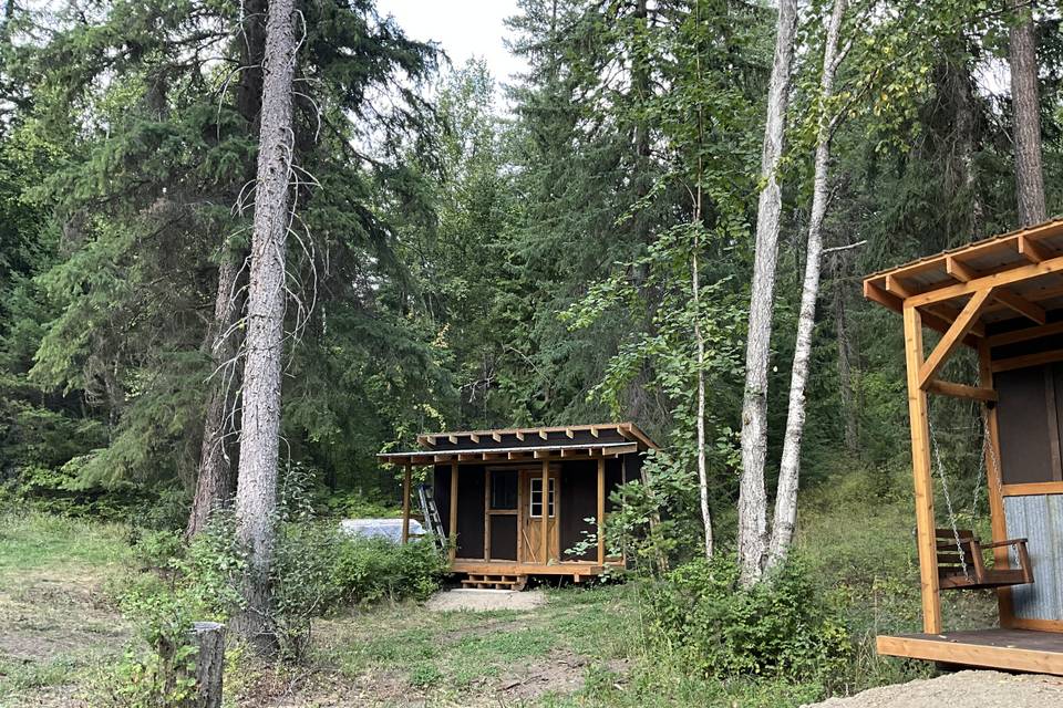 Bunkhouse in campsite