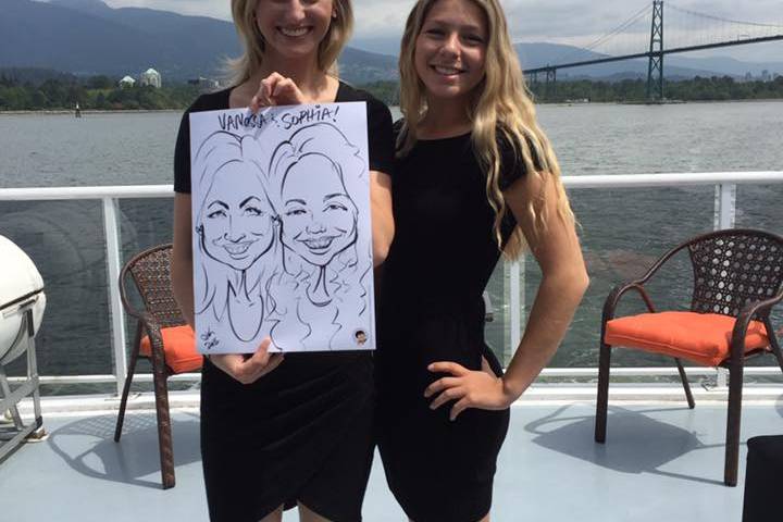 Vancouver Wedding Caricature