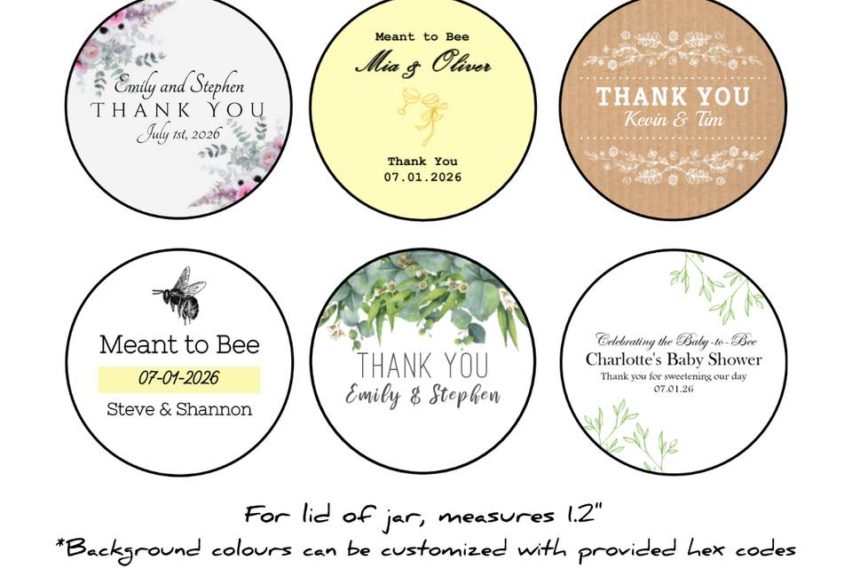 Honey Favour Labels (3)