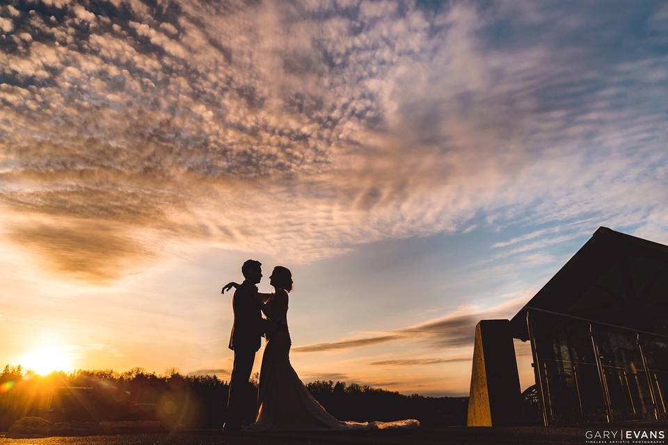 Cambridge Mill Wedding Couple