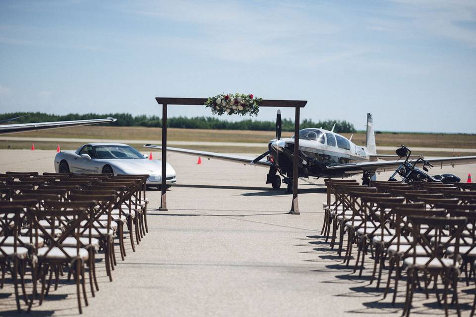 Aviation Wedding