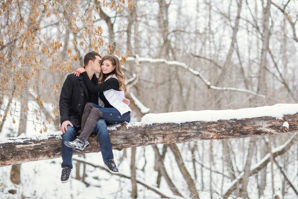 Edmonton Winter Engagement