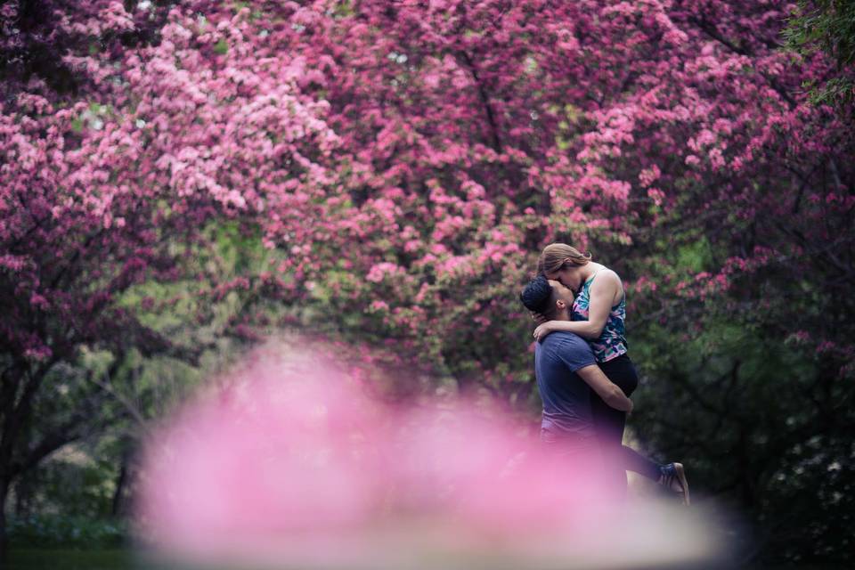 Spring Edmonton Engagement