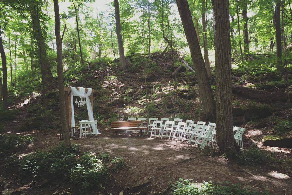 Ceremony setup