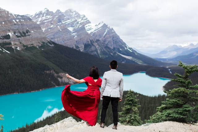 Law and Joy in Peyto Lake