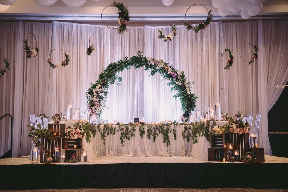 Reception Head Table