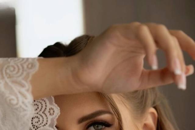 Old money bridal look