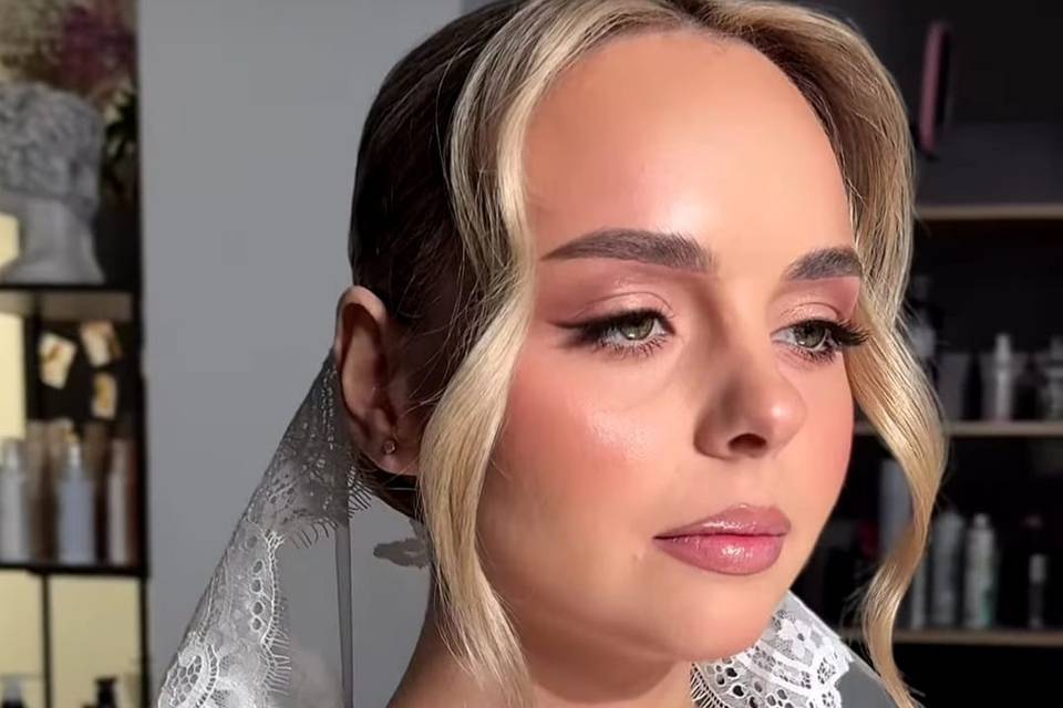 Old money bridal look