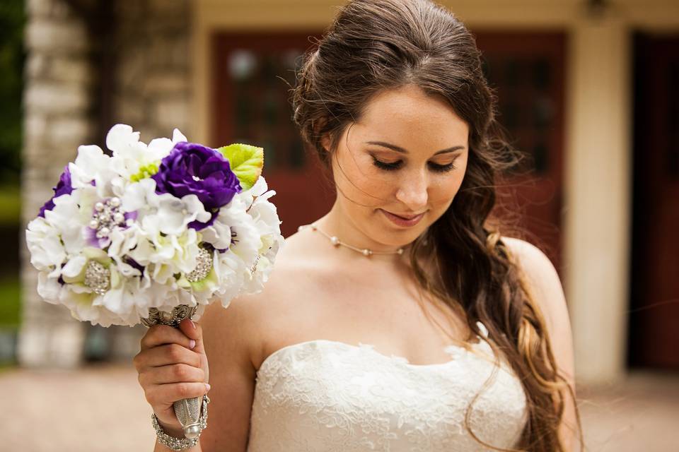 Elegant Brooch Bouquet Bride