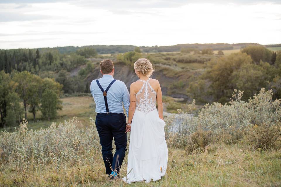 Overlooking the creek