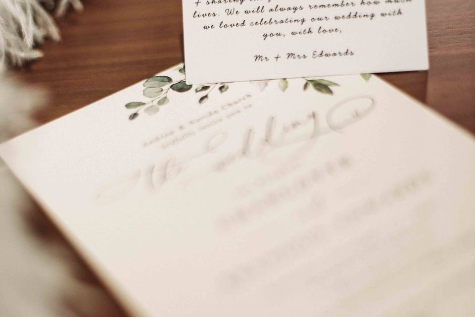 Wedding invites