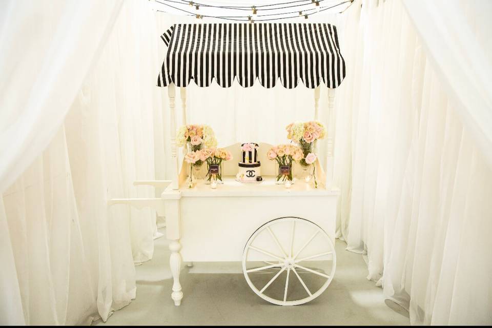 Candy cart sweet table
