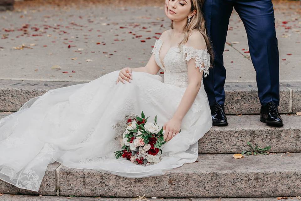 Bride and groom