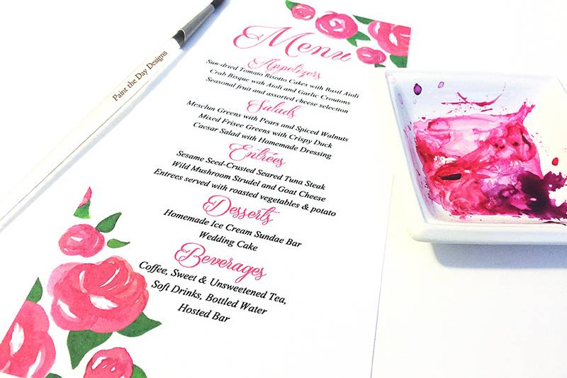 Rose Garden Menu