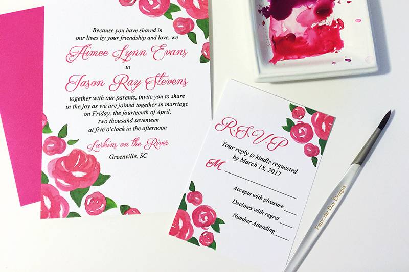 Watercolor Invitation