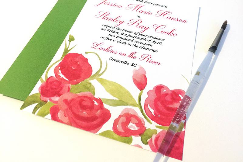 Summer Blooms Invitation