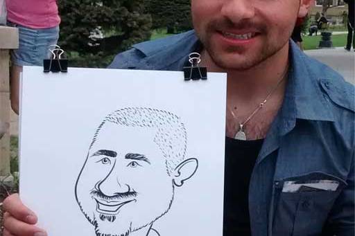 Calgary caricature artist