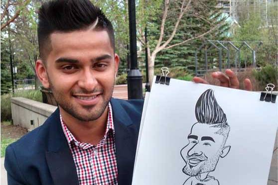 Calgary caricature artist