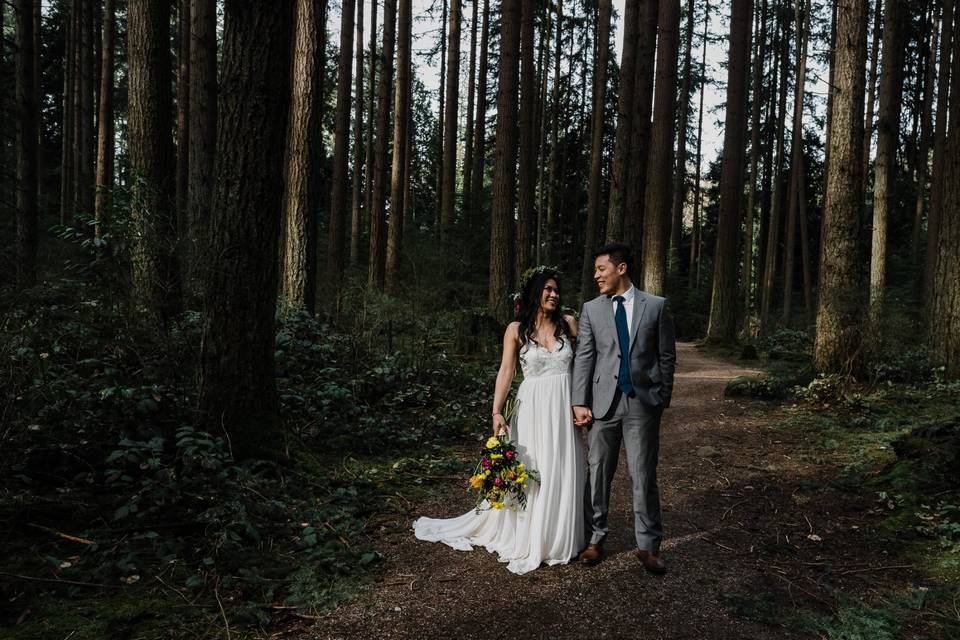 Boho Forest Elopement