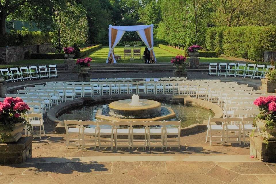 Outdoor wedding