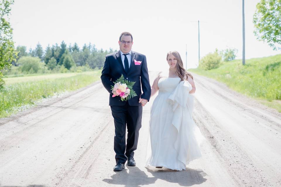 A stroll after the ceremony