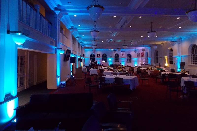 LED Uplighting for Wedding